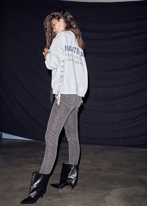 New studio tie sweat Grey Melange HAUTE L\'AMITIÈ
